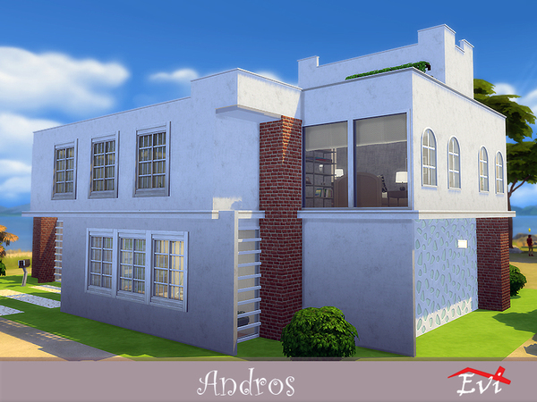 Sims 4 Andros house by evi at TSR