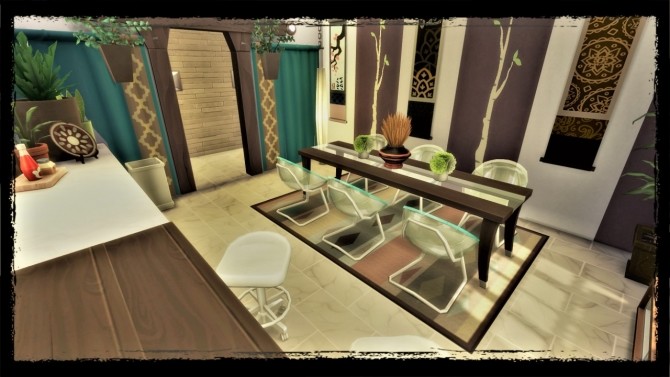 Sims 4 Wenge kitchen with exotic touch at Agathea k