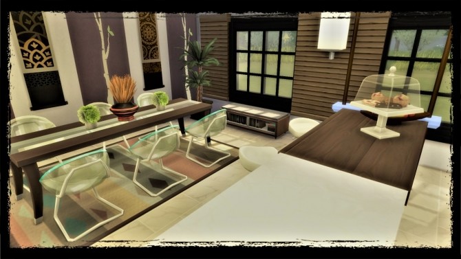 Sims 4 Wenge kitchen with exotic touch at Agathea k