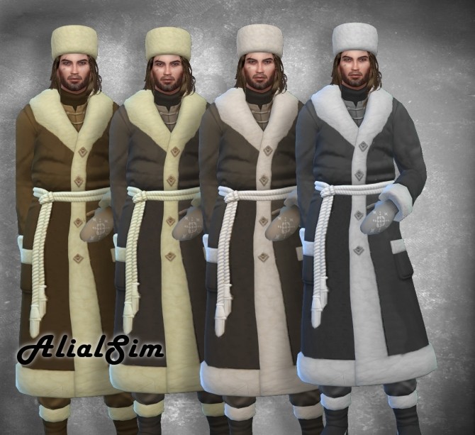 Sims 4 Winter Costume Coat at Alial Sim