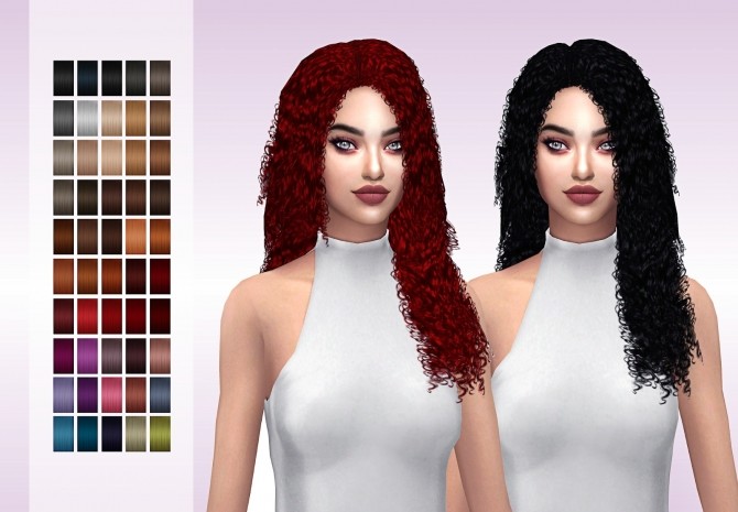 Sims 4 Simpliciaty Alessia hair retexture at FROST SIMS 4