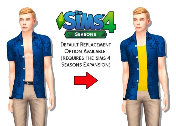 Sims 4 SUMMER BREEZE SHIRT at Wyatts Sims