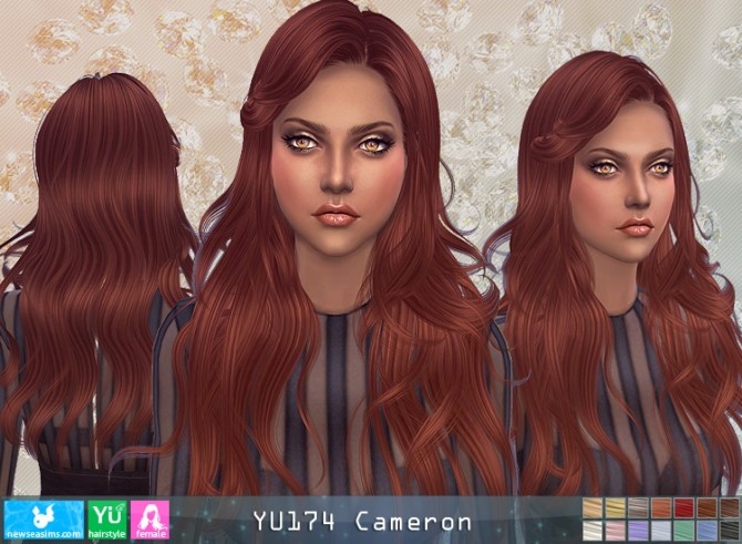 Sims 4 J174 Cameron hair (P) at Newsea Sims 4