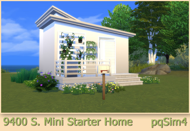 Sims 4 9400 S Mini Starter Home at pqSims4