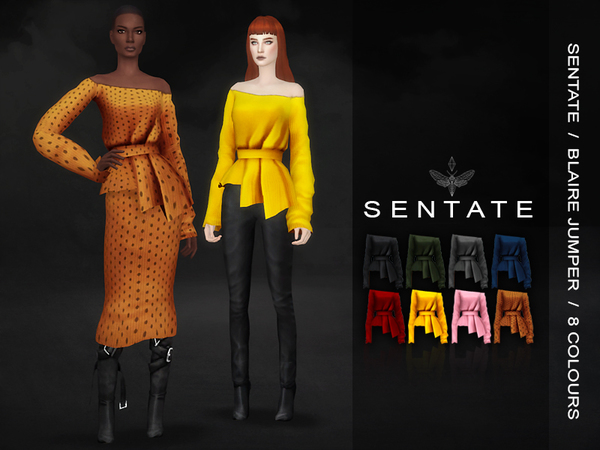 Sims 4 Blaire Jumper by Sentate at TSR