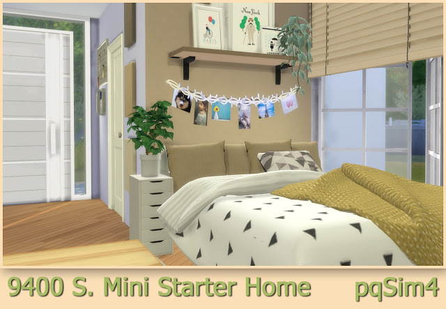 Sims 4 9400 S Mini Starter Home at pqSims4
