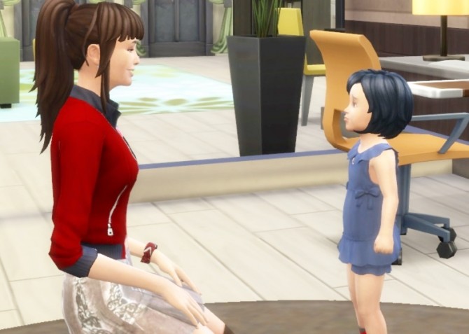 Sims 4 Wavy Bob Hair Toddler Season at Birksches Sims Blog