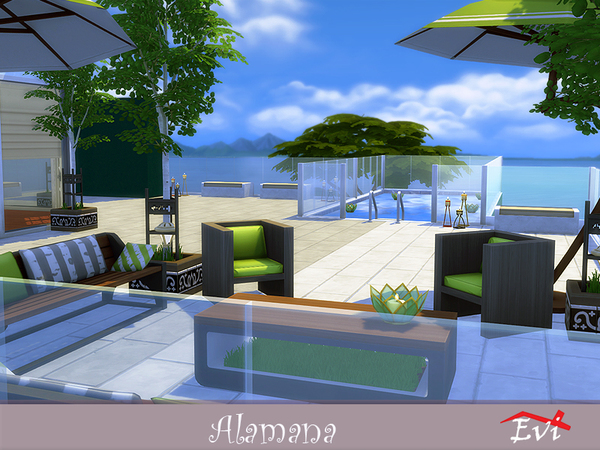 Sims 4 Alamana villa by evi at TSR