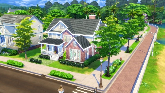Sims 4 Family House No CC by Chaosking at TSR