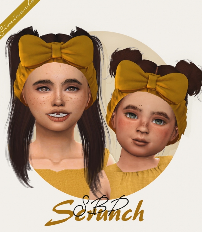 Sketchbookpixels Scrunch hair conversion at Simiracle » Sims 4 Updates