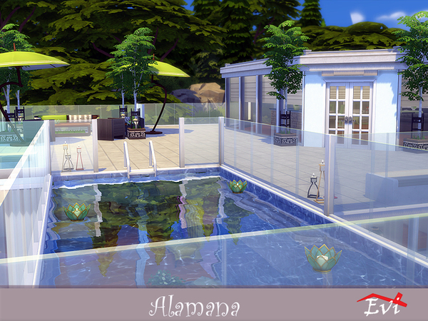 Sims 4 Alamana villa by evi at TSR