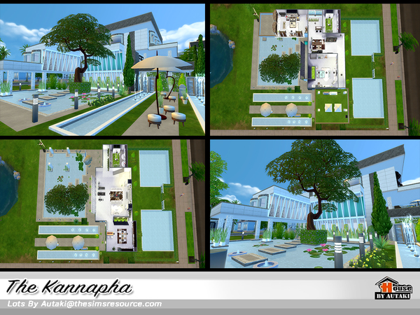 Sims 4 The Kannapha house by autaki at TSR