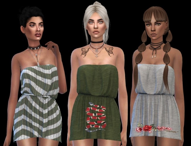 Sims 4 Cassandra dress at Leo Sims