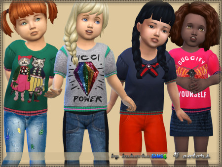 Shirt Girls by bukovka at TSR » Sims 4 Updates