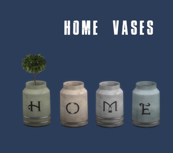 Sims 4 Home Vases at Leo Sims