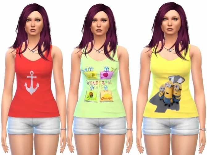 Sims 4 Maxis Match Tank Top