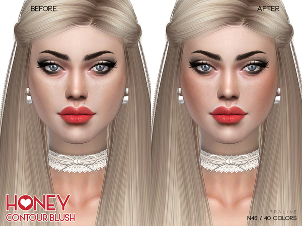 Sims 4 Honey Contour N46 by Pralinesims at TSR