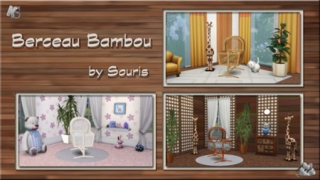 BAMBOO Cradle by Souris at Khany Sims