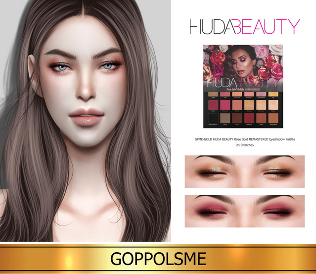Sims 4 Rose Gold REMASTERED Eyeshadow Palette at GOPPOLS Me