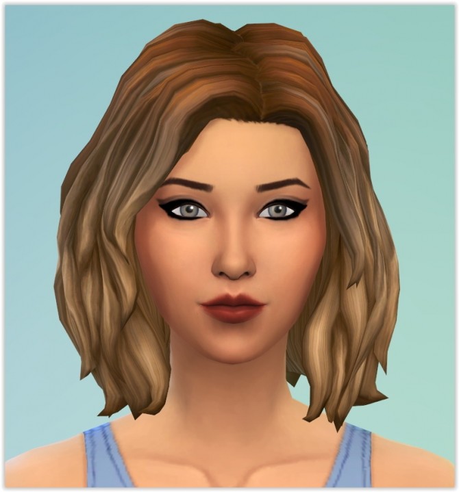 Sims 4 Chloé Brown by Angerouge at Studio Sims Creation
