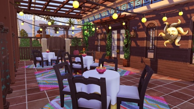 Bar or Restaurant Shell at Jenba Sims » Sims 4 Updates
