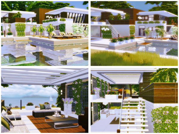 Sims 4 Malibu house by Danuta720 at TSR