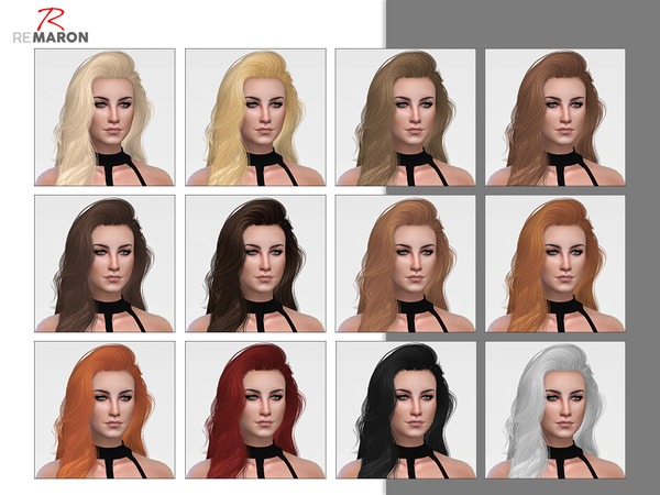 Sims 4 Eternity Hair Retexture by remaron at TSR