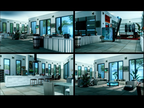 Sims 4 Modern Josipa house by ADLW at TSR
