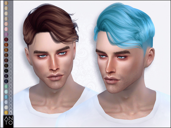 Sims 4 Gio Hair by Anto at TSR