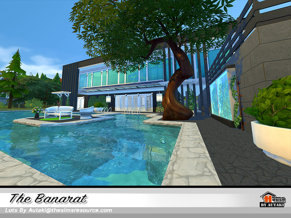 Sims 4 The Banarat house by autaki at TSR