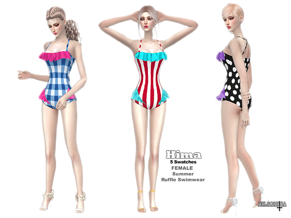 Sims 4 HIMA Swimwear by Helsoseira at TSR