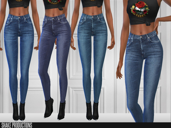 Sims 4 143 Jeans by ShakeProductions at TSR