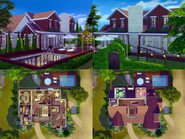 Sims 4 Huntington Ridge house by sharon337 at TSR