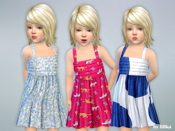 Sims 4 Toddler Dresses Collection P65 by lillka at TSR