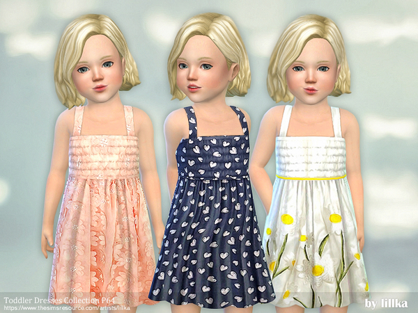 Sims 4 Toddler Dresses Collection P64 by lillka at TSR