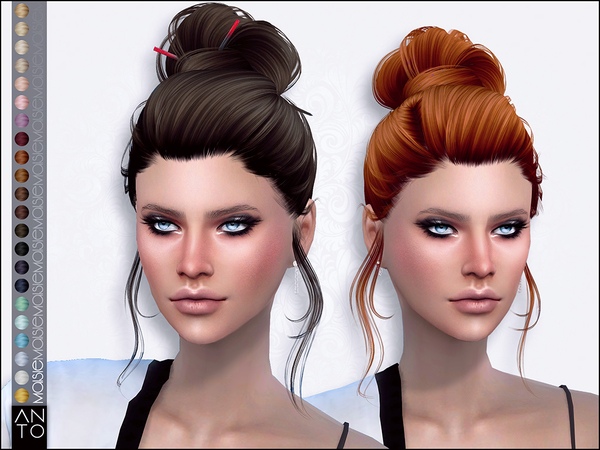 Sims 4 Maisie Hair by Anto at TSR