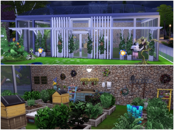 Sims 4 FeelGood Seasons Greenhouse by Katinas at TSR