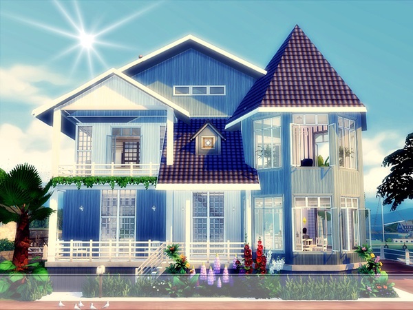 Sims 4 Ballana house by marychabb at TSR