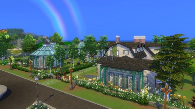 Sims 4 Greenhouse Manor No CC by Chaosking at Mod The Sims