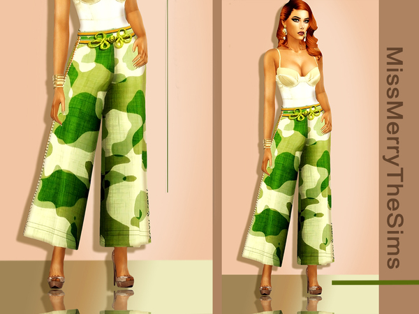 Sims 4 Summer pants by Maria MissMerry at TSR