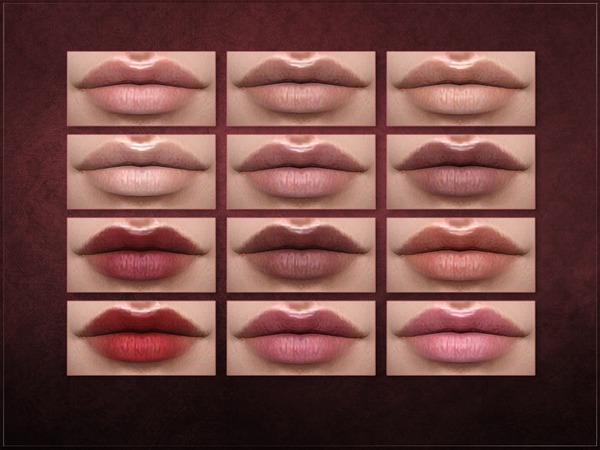 Sims 4 Ortholog Lipstick by RemusSirion at TSR