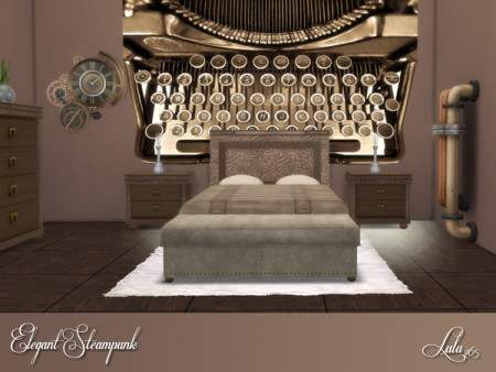 Elegant Steampunk Bedroom by Lulu265 at TSR