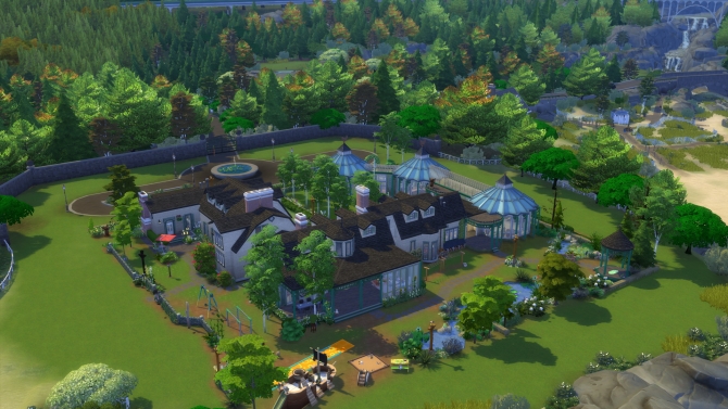 Greenhouse Manor No CC by Chaosking at Mod The Sims » Sims 4 Updates