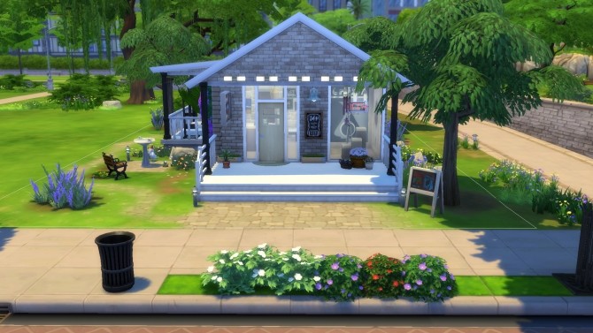Sims 4 Boutique Art Studio by Alawen at Mod The Sims