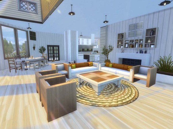Sims 4 Bungalow house by hoanglap at TSR