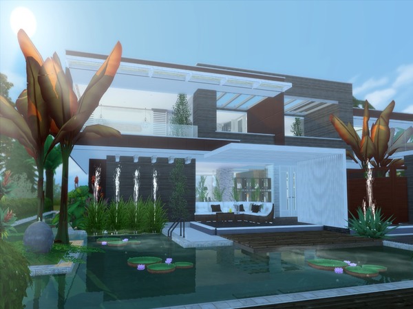 Sims 4 Kiera modern home by Suzz86 at TSR