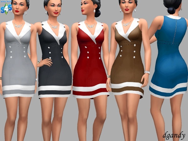 Sims 4 Wanda formal dress by dgandy at TSR