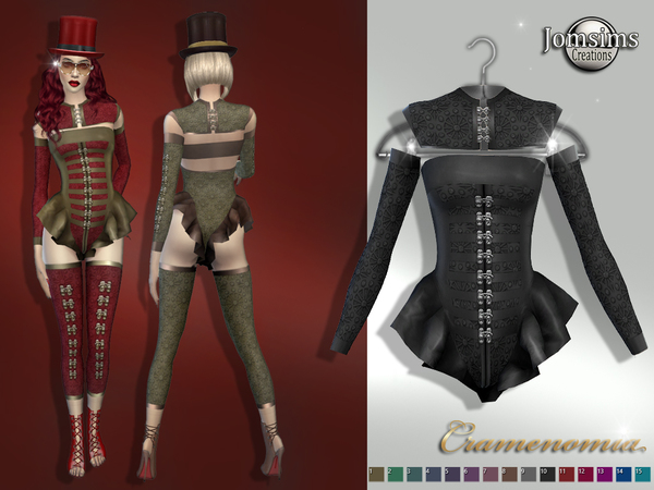 Sims 4 Cramenomia outfit by jomsims at TSR