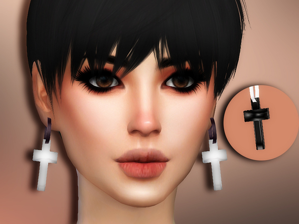 Sims 4 Angel Earrings by Sharareh at TSR