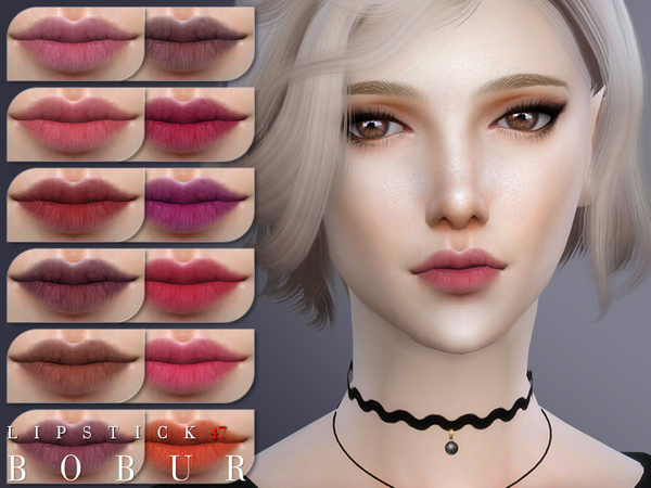Sims 4 Lipstick 47 by Bobur3 at TSR